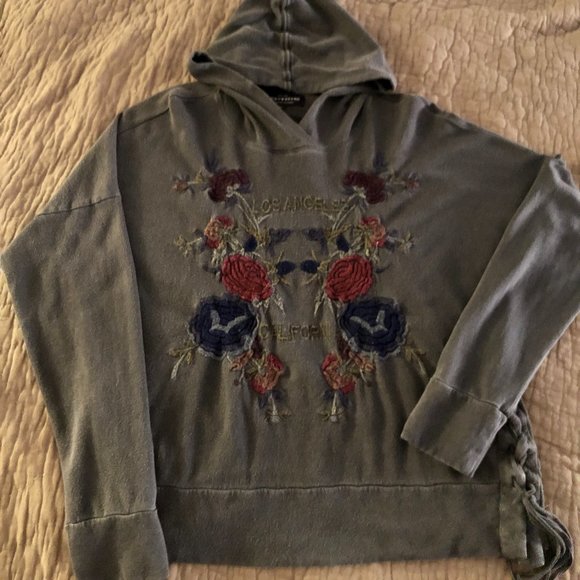 ♥️SOLD ON OTHER SITE*VINTAGE*LUCKY BRAND HOODIE SWEATSHIRT*ASIAN *329 - Picture 8 of 8